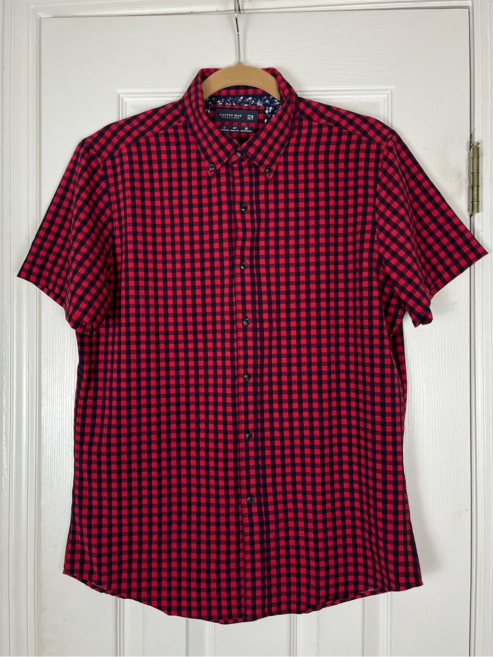 Cactus Man Ricky Singh Tech Comfort Performance Button Up Patterned Shirt